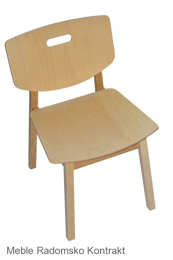 Krzesło restauracyjne drewniane Lof AS'