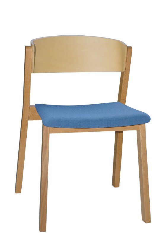 Krzesło restauracyjne tapicerowane Cava A1
