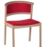 Krzesło restauracyjne tapicerowane Cirila A1