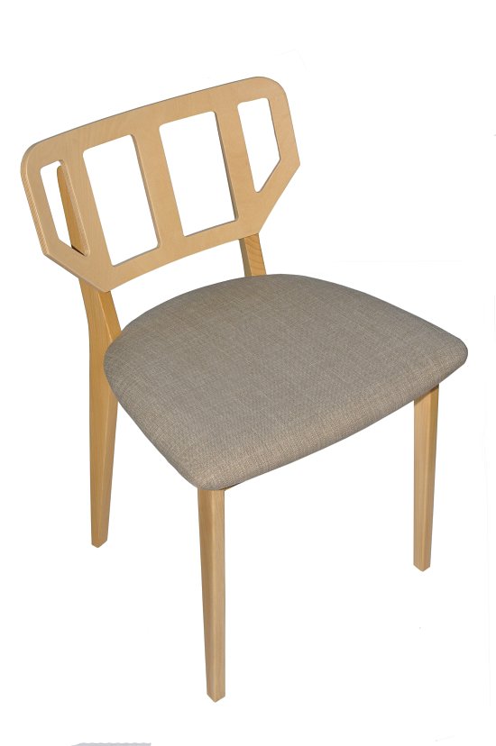 Krzesło restauracyjne tapicerowane Saglio AS.